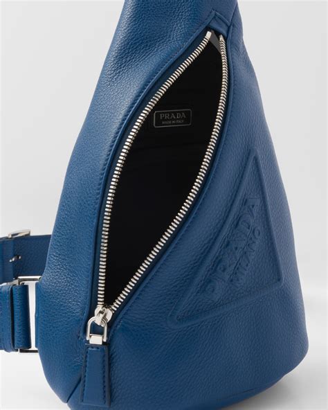 prada bluette crossbody|Bluette Prada Cross leather bag .